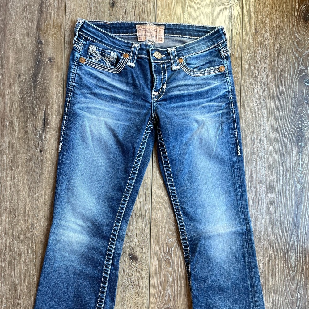 Big Star Bootcut Jeans with Vintage Wash